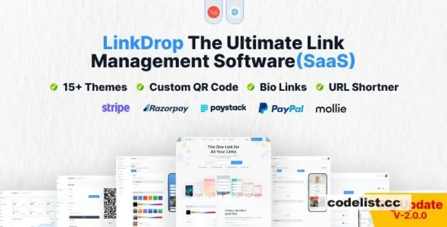 Linkdrop - SaaS Link Management Tool