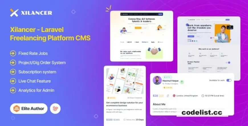 Xilancer - Freelancer Marketplace Platform with Services & Projects