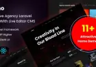 Arino - Creative Agency Laravel Script With Live Editor CMS
