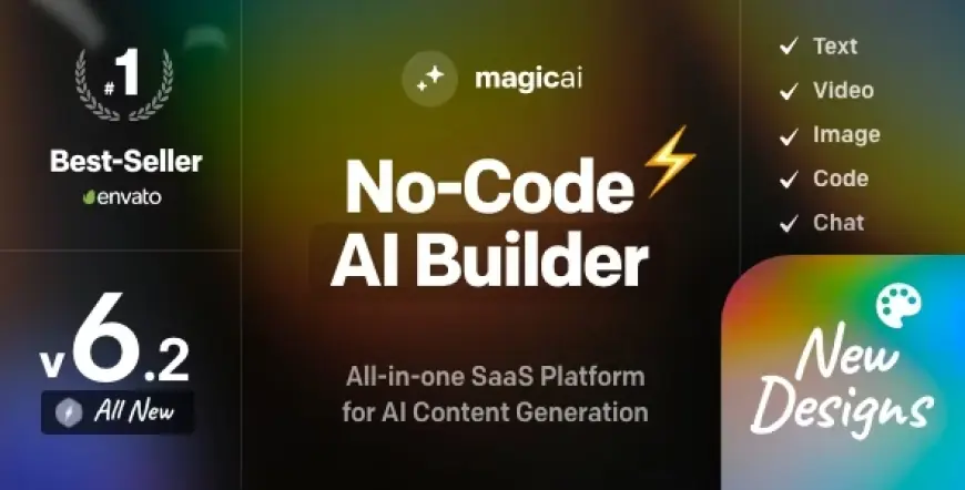 MagicAI - OpenAI Content, Text, Image, Video, Chat, Voice, and Code Generator as SaaS