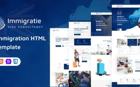 Immigratie - immigration and Visa Consulting HTML Template