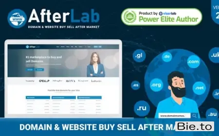 AfterLab - Domain & Website Buy Sell After Marketplace