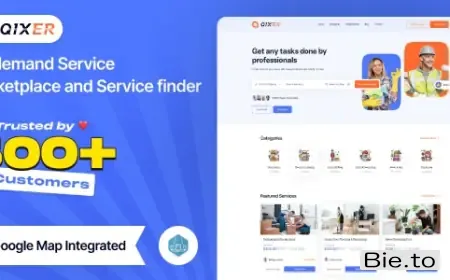 Qixer - Multi-Vendor On demand Service Marketplace and Service Finder