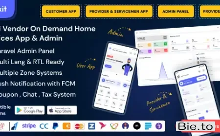 Fixit - Multi Vendor On Demand, Handyman, Home service Flutter App with Admin Complete Solution