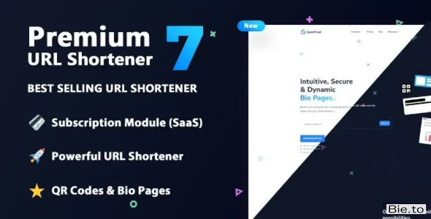 Premium URL Shortener - Link Shortener, Bio Pages & QR Codes