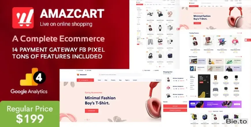 AmazCart - Laravel Ecommerce System CMS