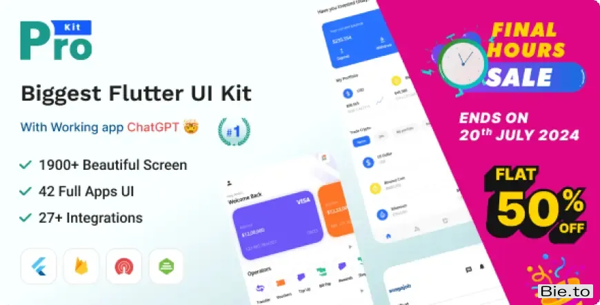 ProKit - Best Selling Flutter UI Kit