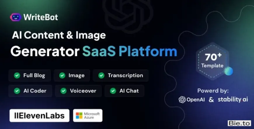 WriteBot - AI Content Generator SaaS Platform