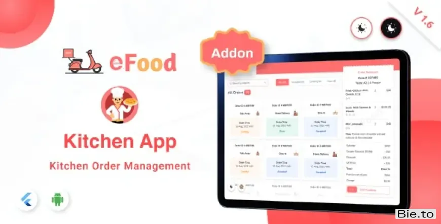 eFood - Kitchen/Chef App