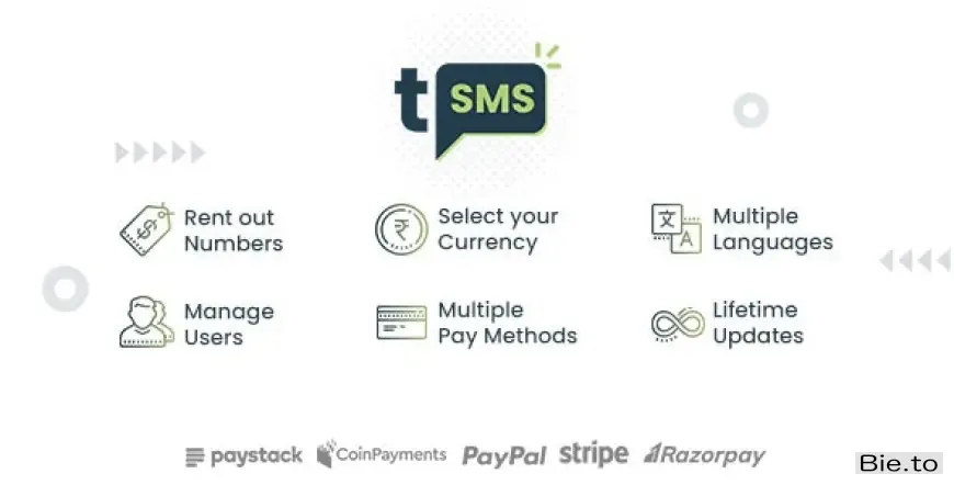 tSMS - Temporary SMS Receiving System - SaaS - Rent out Numbers