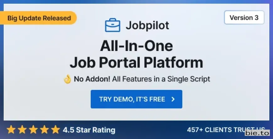 Jobpilot - Job Portal Laravel Script