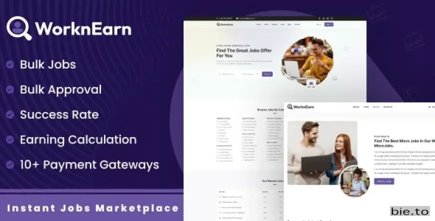 WorknEarn - Instant Jobs Marketplace