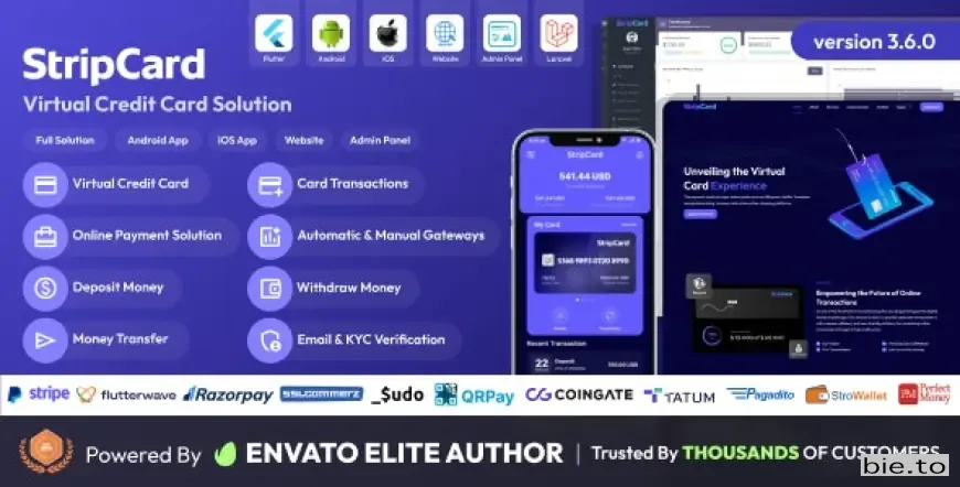 StripCard - Virtual Credit Card Solution