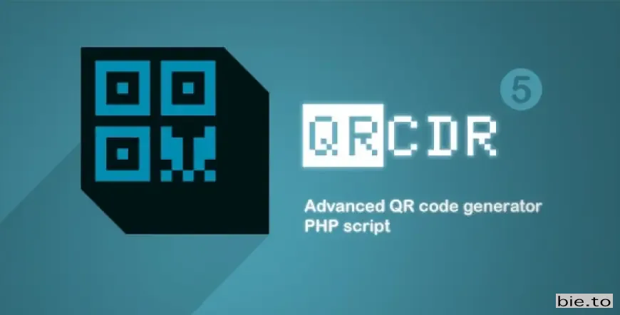 QRcdr - responsive QR Code generator