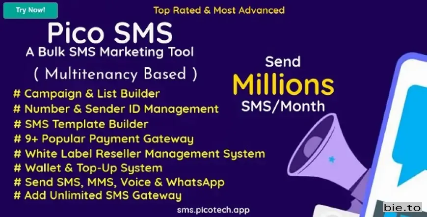 PicoSMS - A Bulk SMS Marketing Tool