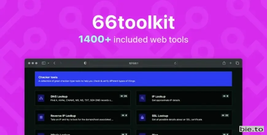 66toolkit - Ultimate Web Tools System SAAS