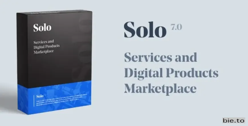 Solo - Services and Digital Products Marketplace