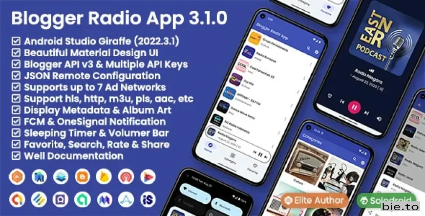 Blogger Radio App - Blogger API