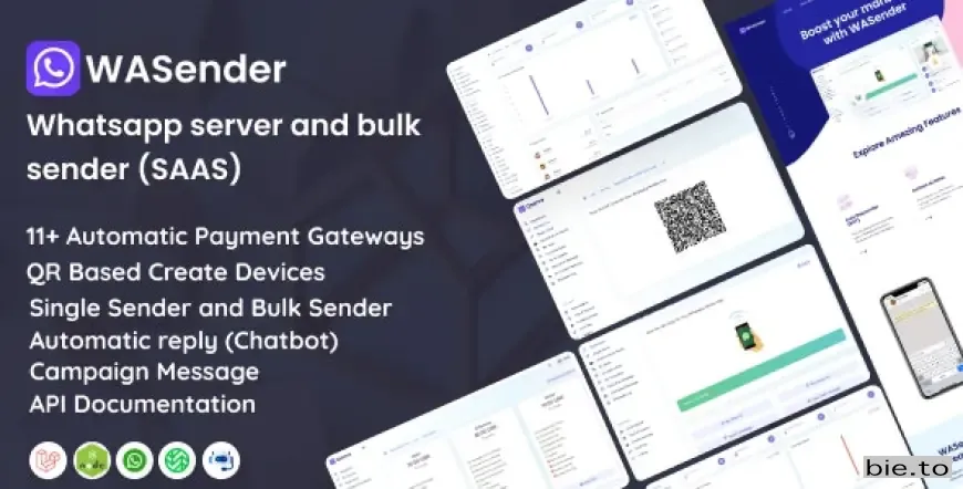 WASender - Whatsapp server and bulk sender (SAAS)