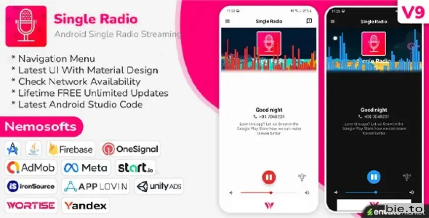 Android Radio - Single Radio Streaming App