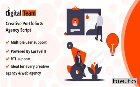 DigitalTeam - Creative Portfolio & Agency Script