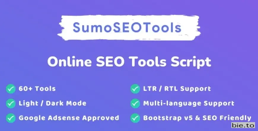 SumoSEOTools - Online SEO Tools Script