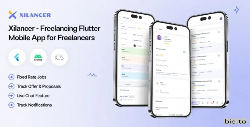 Freelancer Flutter Mobile App - Xilancer Freelancer Marketplace Platform