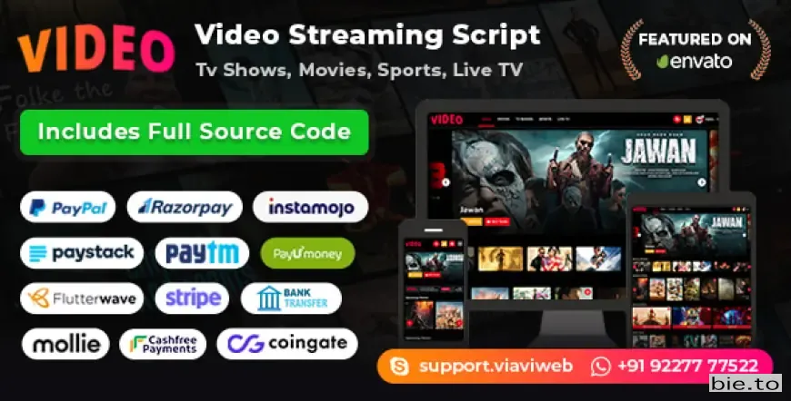 Video Streaming Portal (TV Shows, Movies, Sports, Videos Streaming, Live TV)