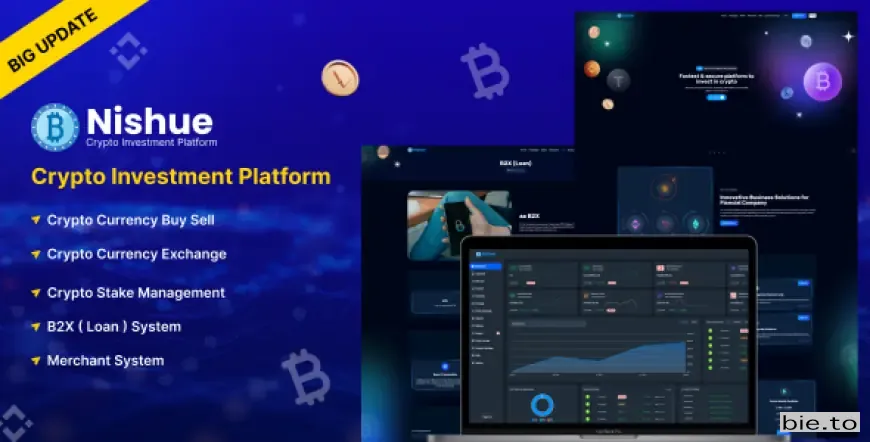 Nishue - CryptoCurrency Buy Sell Exchange and Lending with MLM System | Crypto Investment Platform