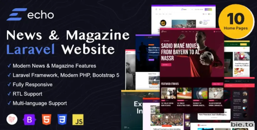 Echo - News & Magazine Laravel Platform