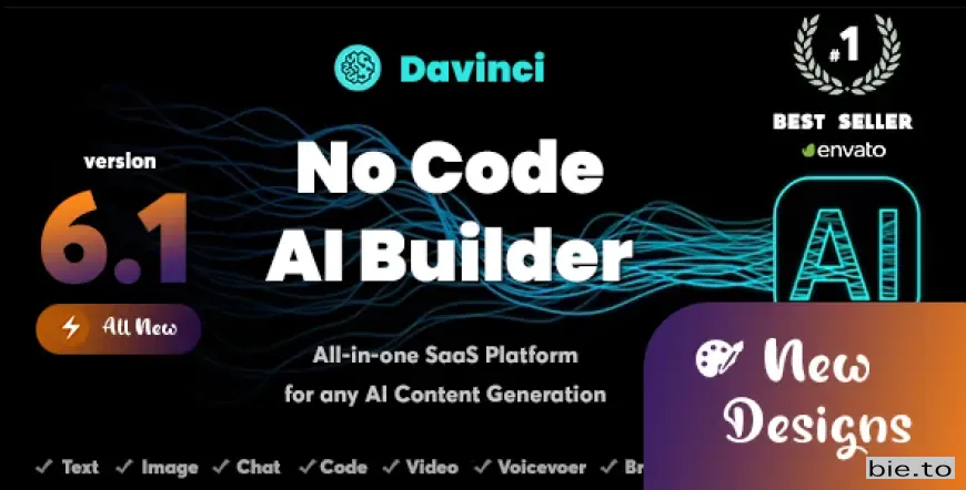 DaVinci AI - OpenAI Content, Text, Image, Voice, Chat, Code, Transcript, and Video Generator as SaaS