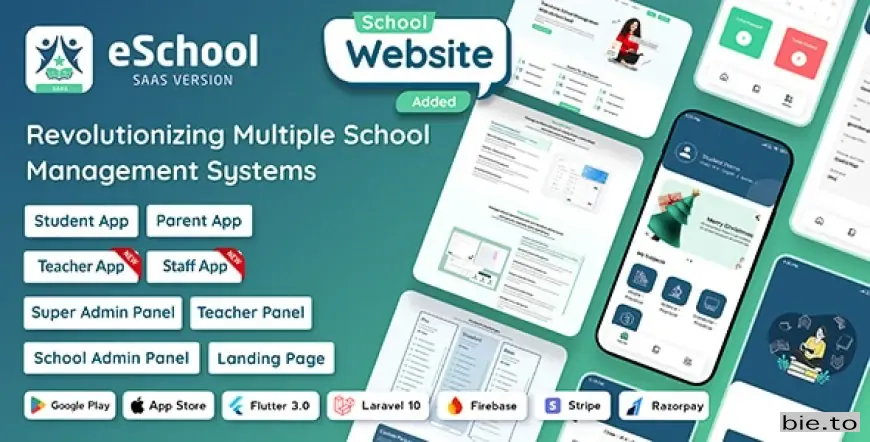 eSchool SaaS - School Management System with Student