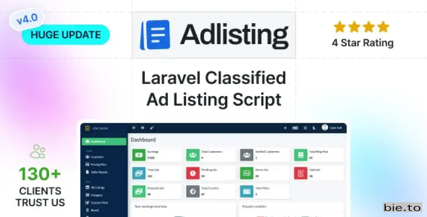 Adlisting - Buy Sell Classified Ads Marketplace Laravel Script