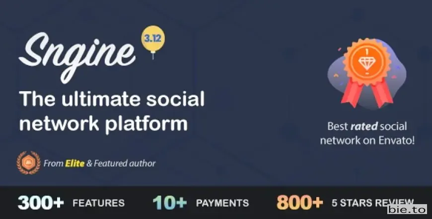 Sngine - The Ultimate PHP Social Network Platform