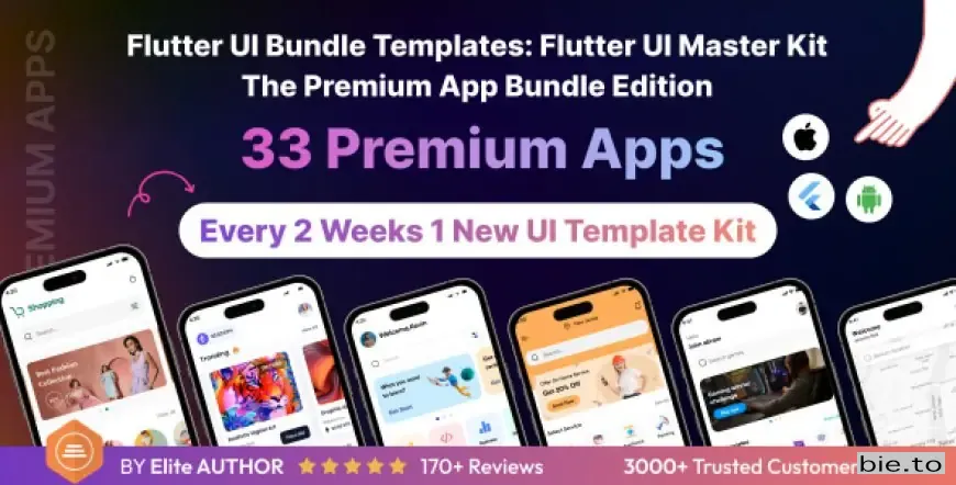 Flutter UI Bundle templates - Flutter UI Master Kit