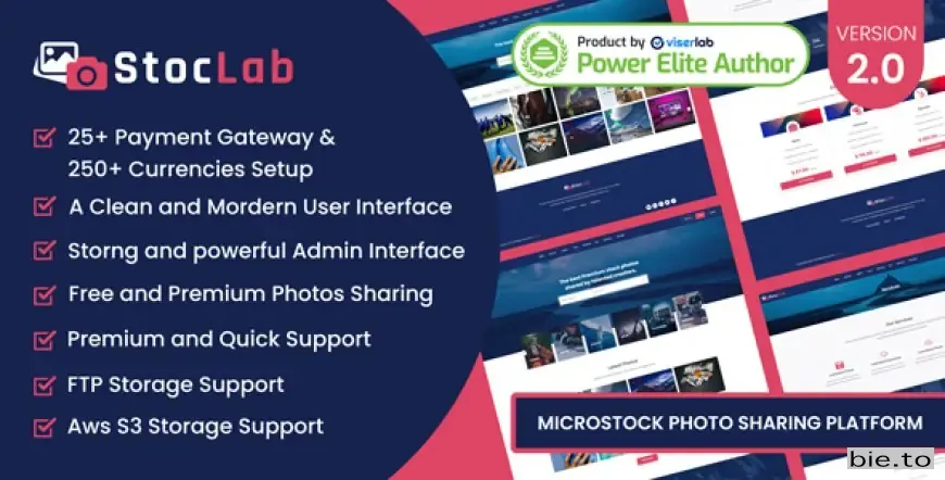 StocLab - Microstock Photo Sharing Platform