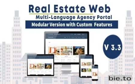 Real Estate Web - with Agency Portal and Multi-Language Management System