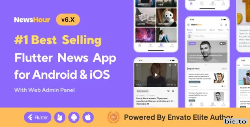 News Hour - Flutter News App for Android & iOS with Admin Panel