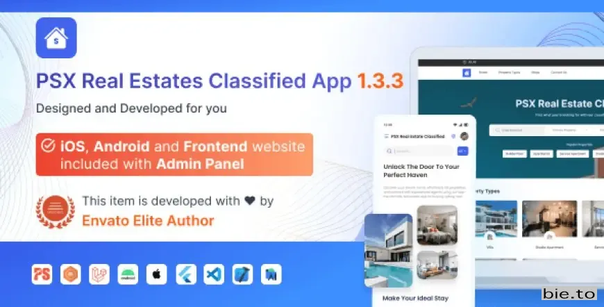 Classified For RealEstates - Classified App with Frontend and Admin Panel