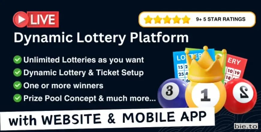 Dynamic Lottery & Competition Platform – Online Lotteries, Lucky Draws, Raffles, and Contests