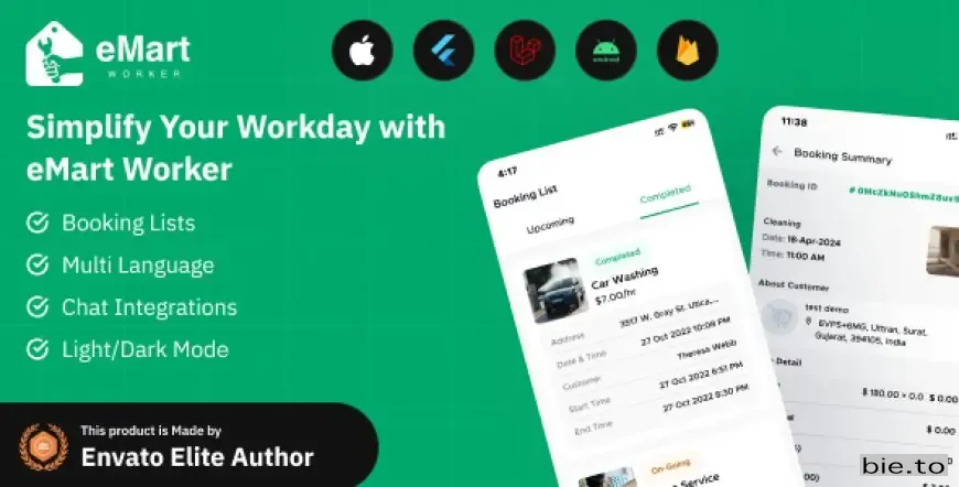 eMart - Worker / Service Man app for On-Demand Service