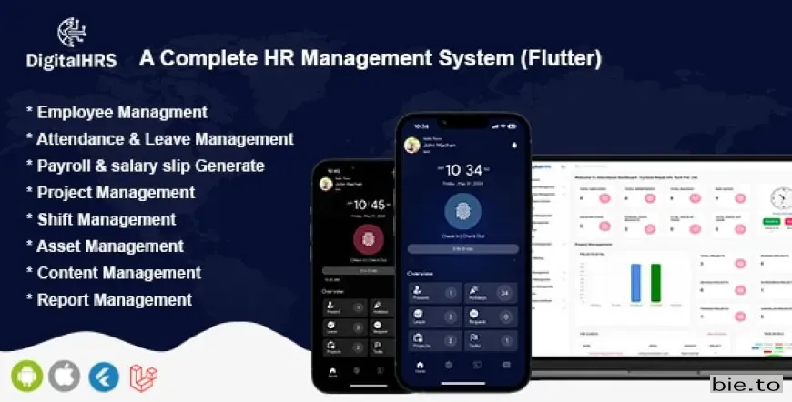 DigitalHR - A Complete HR Management System (Flutter)