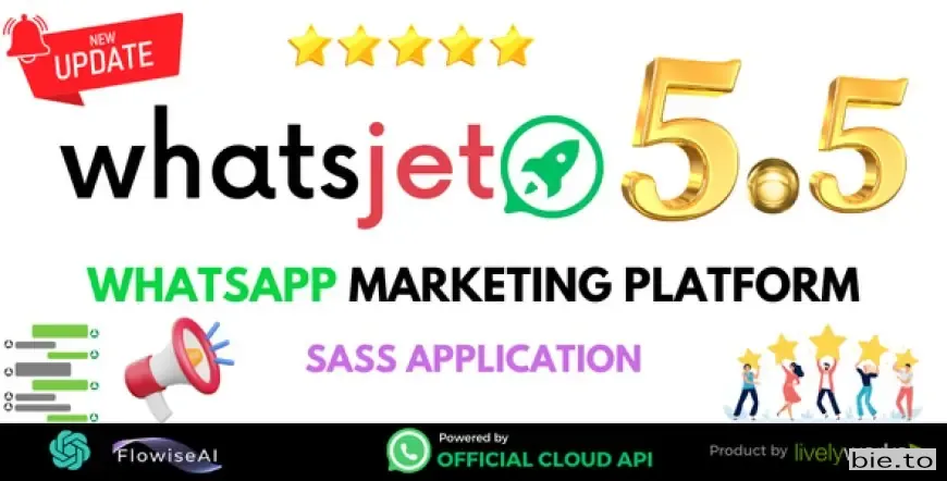 WhatsJet SaaS - A WhatsApp Marketing Platform with Bulk Sending, Campaigns, Chat Bots & CRM