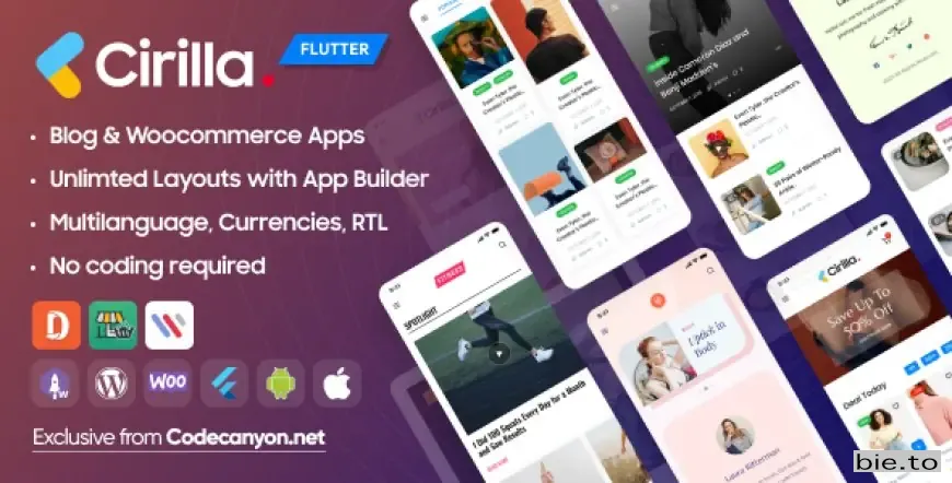 Cirilla - Multipurpose Flutter App For Wordpress & Woocommerce
