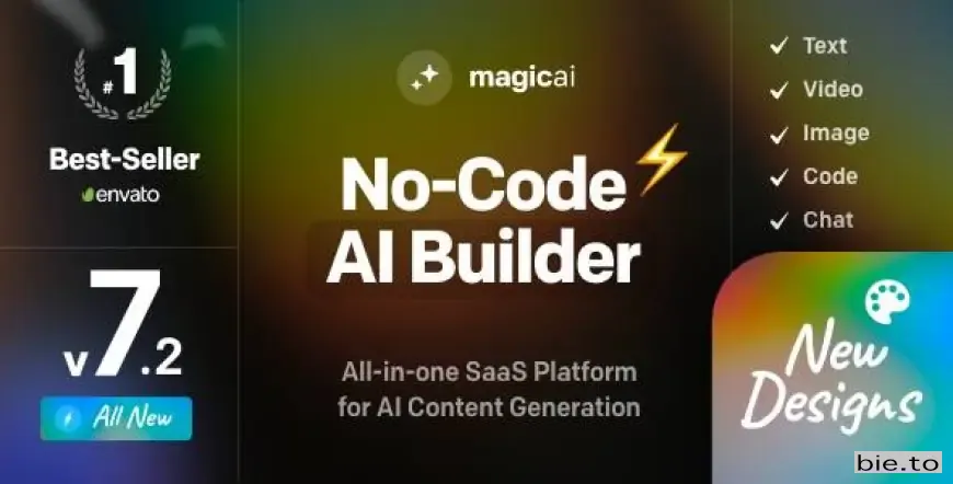 MagicAI - OpenAI Content, Text, Image, Video, Chat, Voice, and Code Generator as SaaS