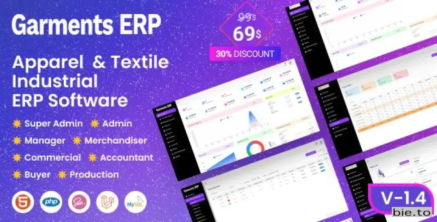 Garments ERP - Apparel & Textile Industrial ERP Software