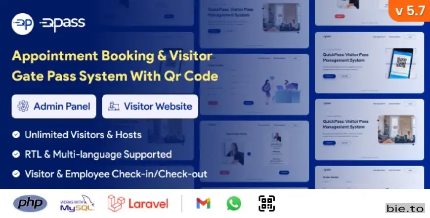 QuickPass: Appointment Booking & Visitor Gate Pass System With Qr Code