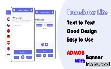 Translator Lite, Text to Text + Admob