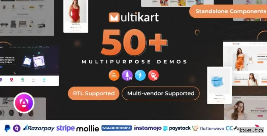 Multikart - Single or Multivendor eCommerce with Angular & Laravel REST API