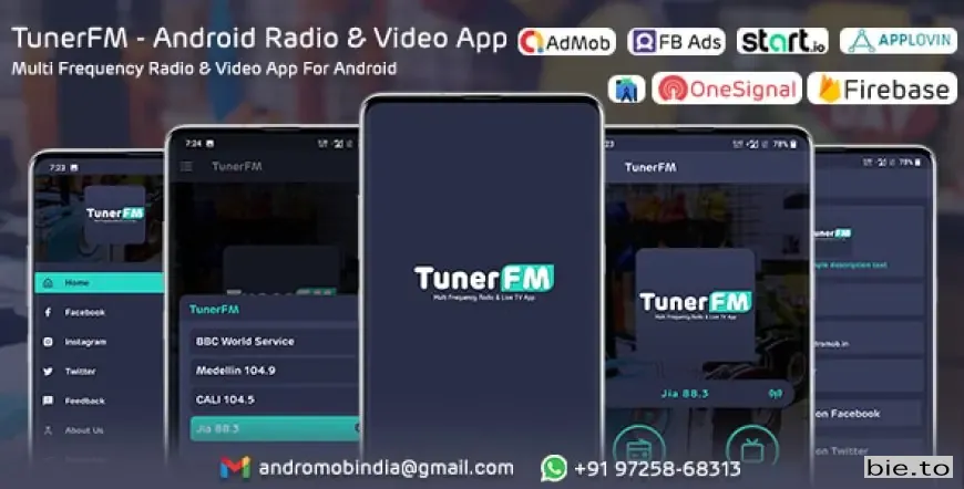 TunerFM - Android Radio & Live TV App (Multi Frequency)